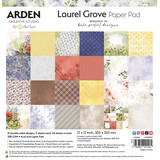 Arden Creative Studio Laurel Grove 12x12 Inch Paper Pad (ACSPP0012)