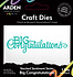 Laurel Grove Stacked Sentiment Series Craft Die Big Congratulations (ACSCD0025)