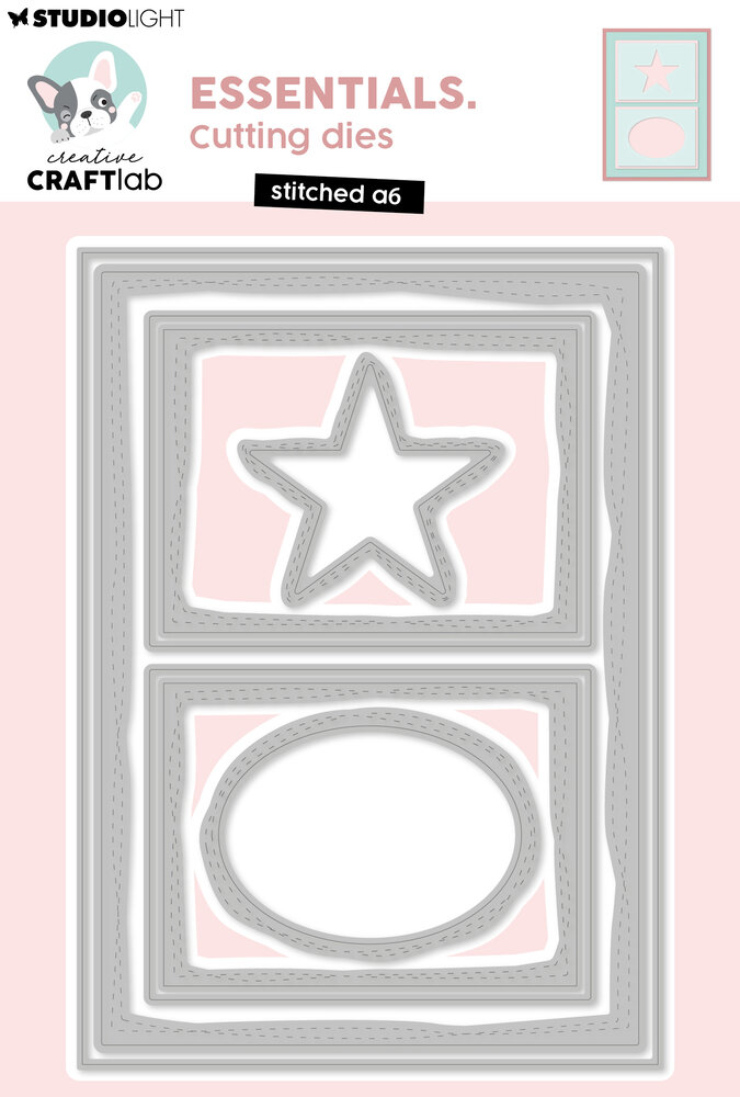 Creative Craftlab Stitched A6 Essentials Cutting Die (CCL-ES-CD1056) Creative Craftlab Stitched A6 Essentials Cutting Die (CCL-ES-CD1056)
