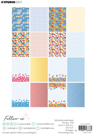 Creative Craftlab Speak Emoji Essentials Designer Paper Pad (CCL-ES-DPP390)