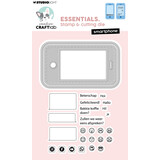 Creative Craftlab Smartphone Essentials Stamp & Cutting Die (CCL-ES-SCD96)
