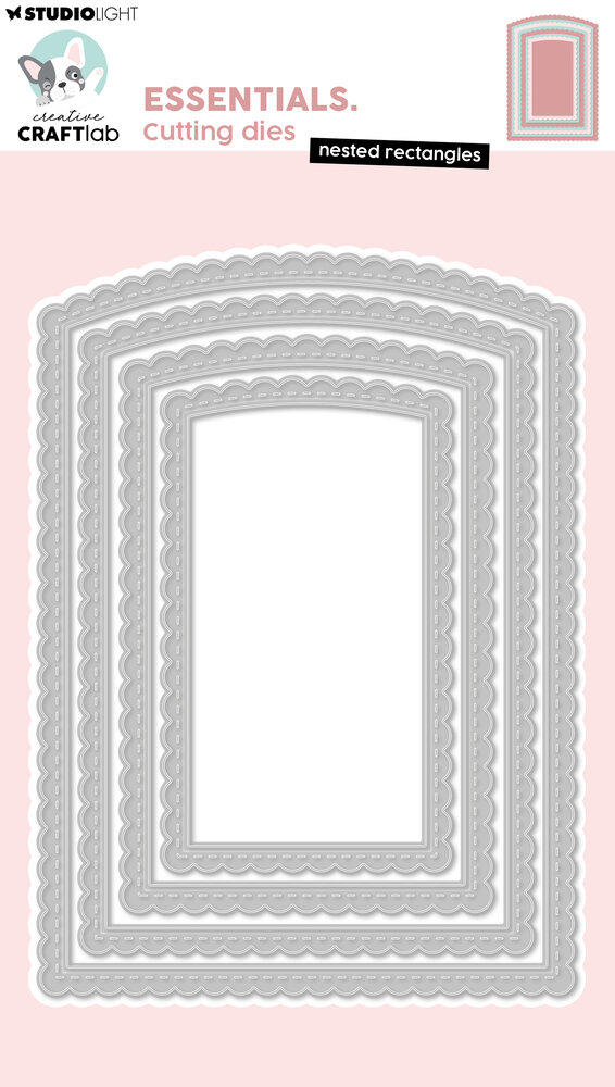 Creative Craftlab Nested Rectangles Essentials Cutting Die (CCL-ES-CD1055)