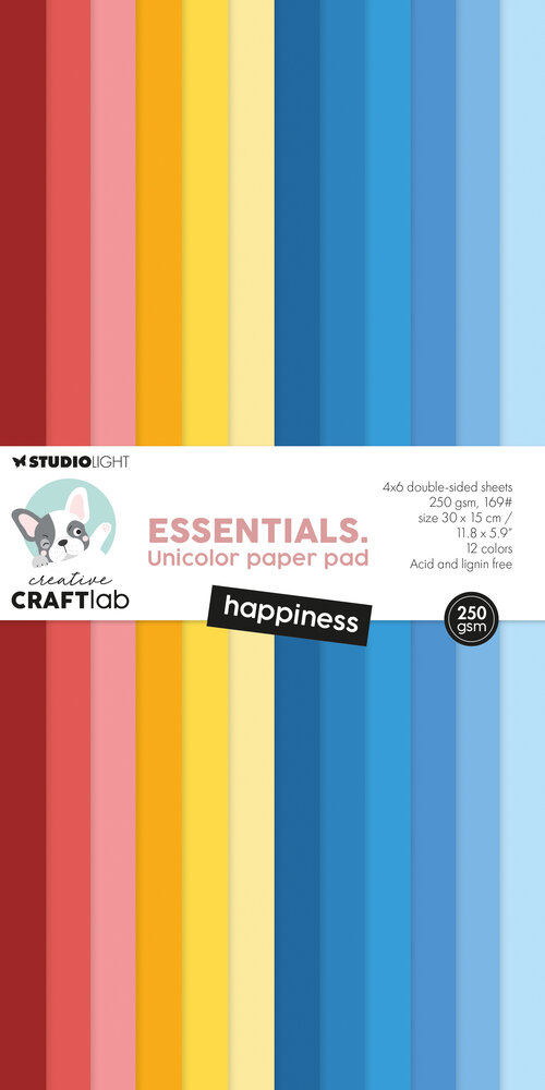 Creative Craftlab Happiness Essentials Unicolor Paper Pad (CCL-ES-UPP389) Creative Craftlab Happiness Essentials Unicolor Paper Pad (CCL-ES-UPP389)