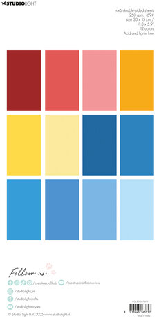 Creative Craftlab Happiness Essentials Unicolor Paper Pad (CCL-ES-UPP389) Creative Craftlab Happiness Essentials Unicolor Paper Pad (CCL-ES-UPP389)