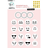 Creative Craftlab Emoticons Essentials Stamp & Cutting Die (CCL-ES-SCD95)