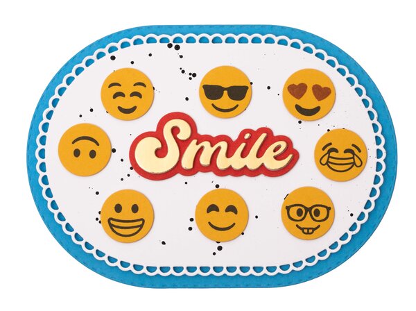 Creative Craftlab Emoticons Essentials Stamp & Cutting Die (CCL-ES-SCD95)