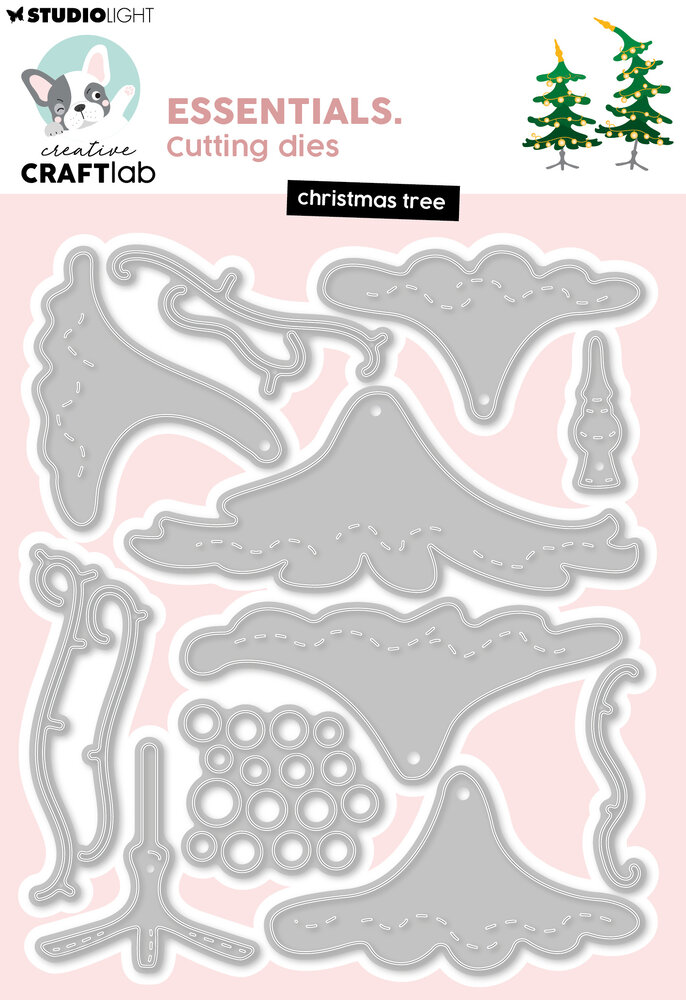 Creative Craftlab Christmas Tree Essentials Cutting Die (CCL-ES-CD1057) Creative Craftlab Christmas Tree Essentials Cutting Die (CCL-ES-CD1057)