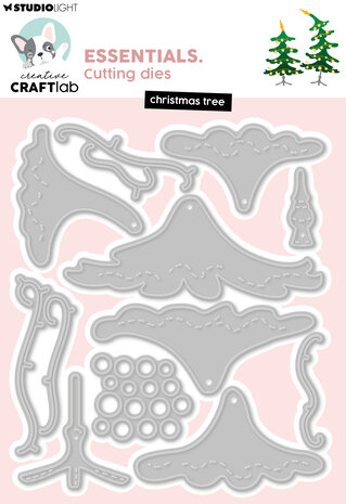 Creative Craftlab Christmas Tree Essentials Cutting Die (CCL-ES-CD1057) Creative Craftlab Christmas Tree Essentials Cutting Die (CCL-ES-CD1057)