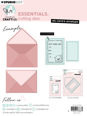 Creative Craftlab ATC Card & Envelope Essentials Cutting Die (CCL-ES-CD1054)