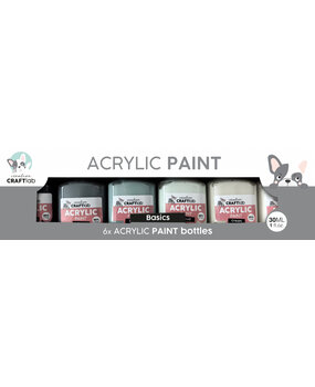 Creative Craftlab Basics Acrylic Paint (6x30ml) (CCL-ES-ACP43)