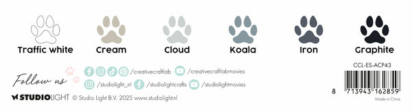 Creative Craftlab Basics Acrylic Paint (6x30ml) (CCL-ES-ACP43) Creative Craftlab Basics Acrylic Paint (6x30ml) (CCL-ES-ACP43)