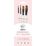 Creative Craftlab Paint Brushes (2x Round/ 2x Angular) (CCL-ES-BRUSH08)
