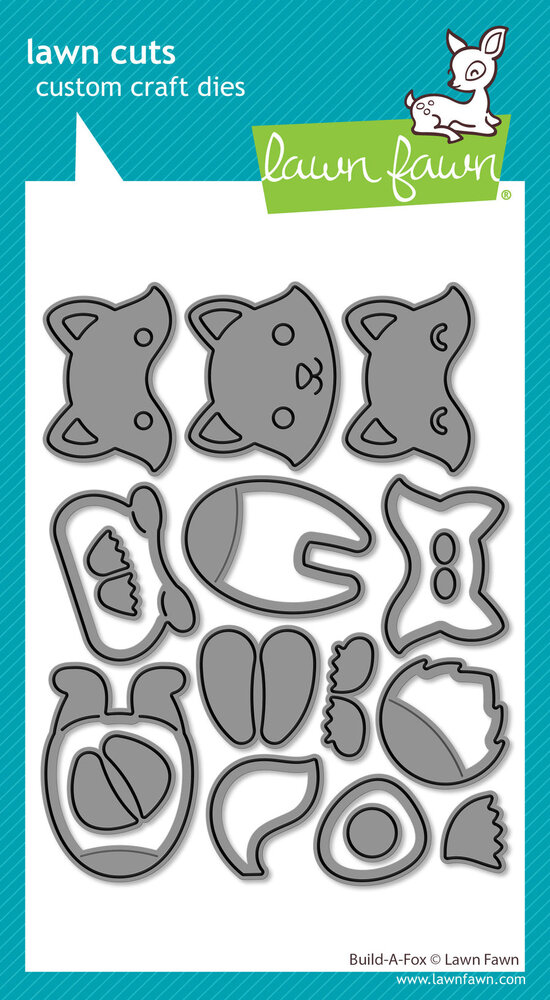 Lawn Fawn Build-A-Fox Lawn Cuts Dies (LF3911) Lawn Fawn Build-A-Fox Lawn Cuts Dies (LF3911)