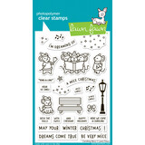 Lawn Fawn Caroling Mice Clear Stamps (LF3893)