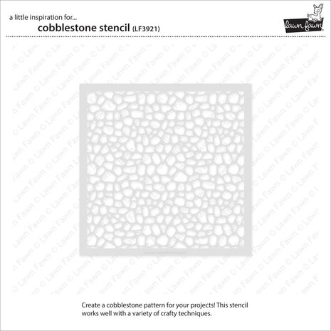 Lawn Fawn Cobblestone Lawn Clippings Stencil (LF3921) Lawn Fawn Cobblestone Lawn Clippings Stencil (LF3921)
