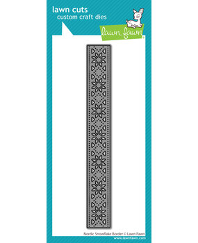 Lawn Fawn Nordic Snowflake Border Lawn Cuts Dies (LF3916)
