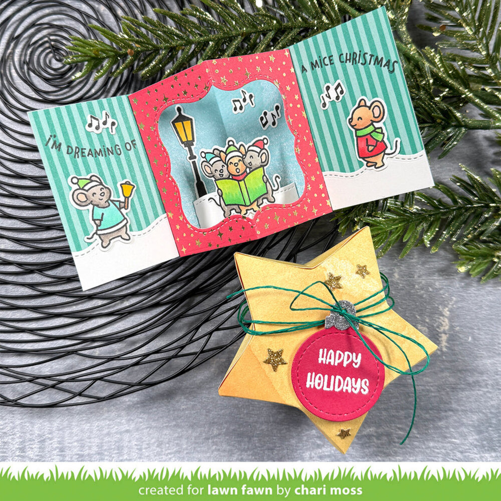 Lawn Fawn Star Treat Box Lawn Cuts Dies (LF3917)