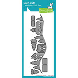 Lawn Fawn Village Hillside Border Lawn Cuts Dies (LF3915)