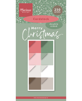 Marianne Design Merry Christmas 15x30cm Cardstock (PK9218)