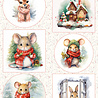 Marianne Design Decoupage Sheet A4 Cosy Critters (VK9638) Marianne Design Decoupage Sheet A4 Cosy Critters (VK9638)