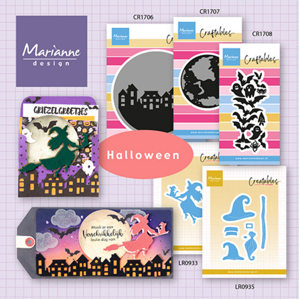 Marianne Design Craftables Silhouette Village (CR1706)