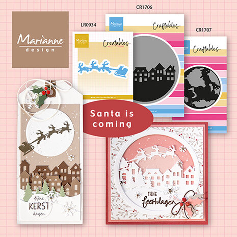 Marianne Design Craftables Silhouette Village (CR1706)