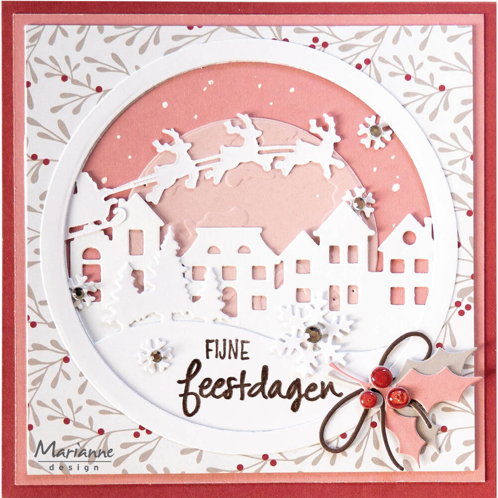 Marianne Design Craftables Silhouette Village (CR1706)
