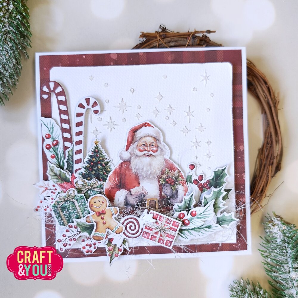 Craft & You Design Christmas Time 12x12 Inch Paper Set 250gsm (6sheets) (CPS-CHT30-6)