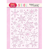 Craft & You Design Snowflakes 2 A6 Stencil (SC012)