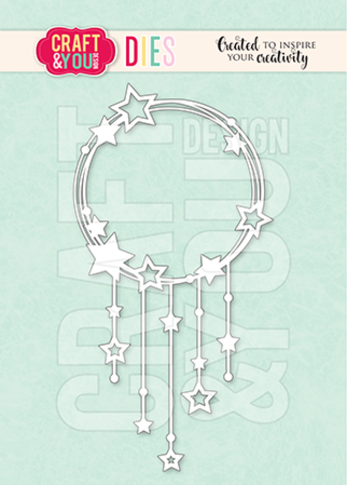 Craft & You Design Starry Wreath Dies (CW373)