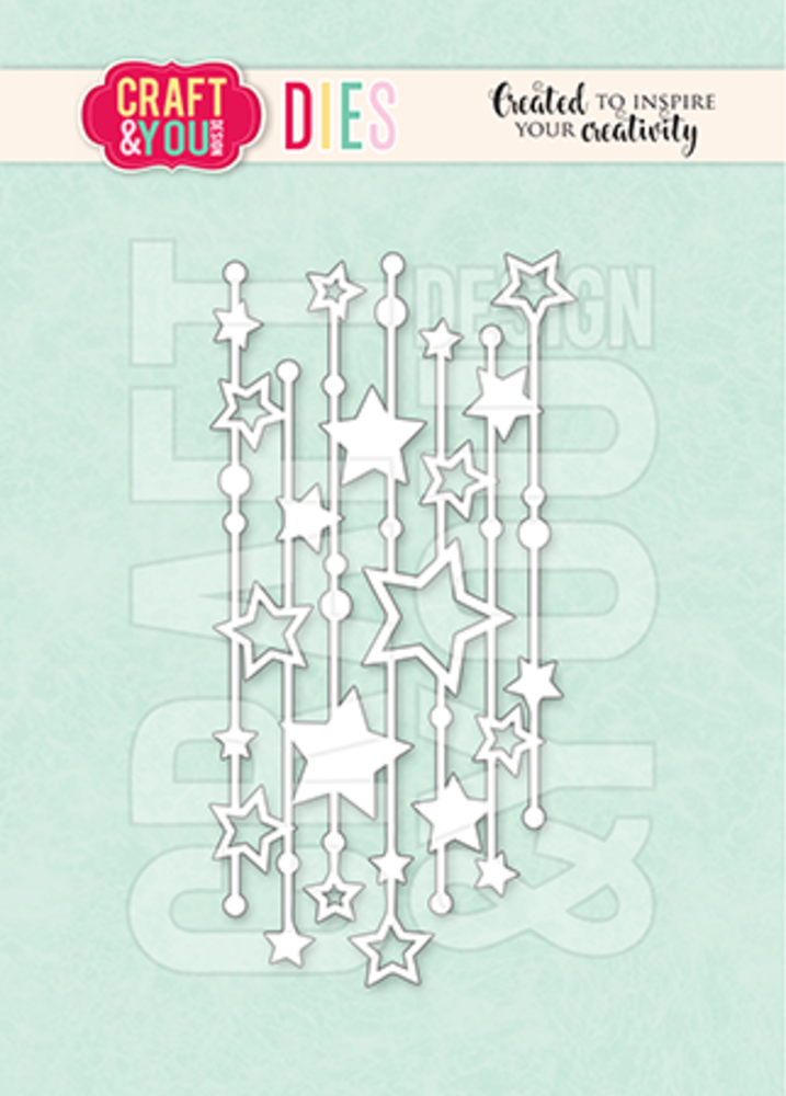 Craft & You Design Starry Background Dies (CW372)