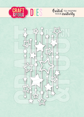 Craft & You Design Starry Background Dies (CW372)
