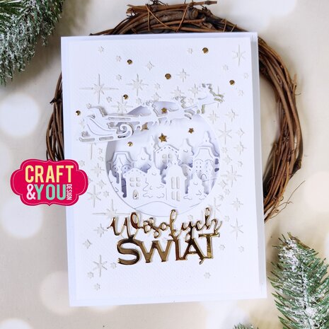 Craft & You Design Santa Claus with a Sleigh Dies (CW371)