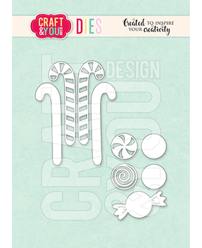 Craft & You Design Candy Canes Dies (CW369)