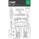 Hero Arts Yule Fuel Stamp & Cut Set Santa Fuel (DC326)