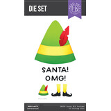 Hero Arts Yule Fuel Etched Dies Sassy Elf Costume (DF259)