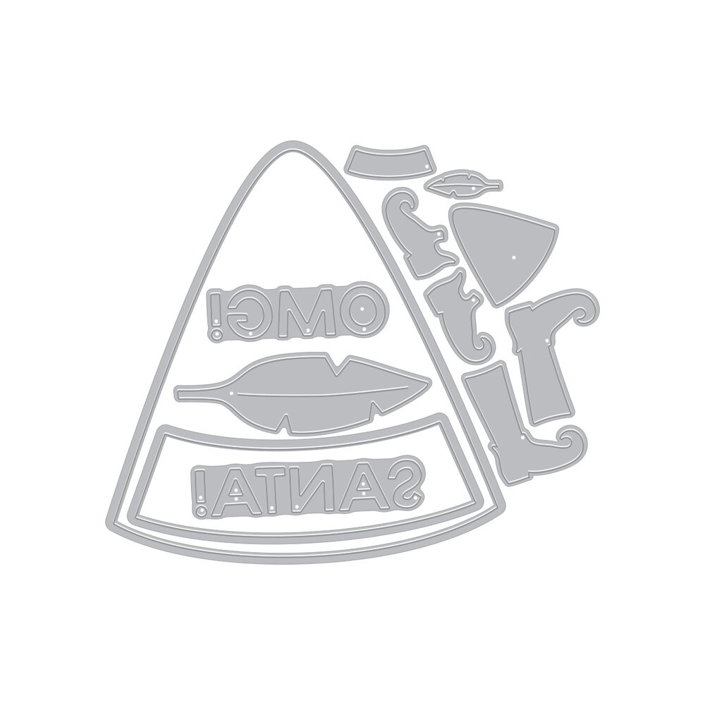 Hero Arts Yule Fuel Etched Dies Sassy Elf Costume (DF259) Hero Arts Yule Fuel Etched Dies Sassy Elf Costume (DF259)