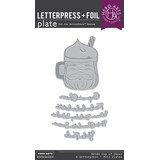 Hero Arts Yule Fuel BetterPress & Foil Plate Cup of Cheer (HP126)