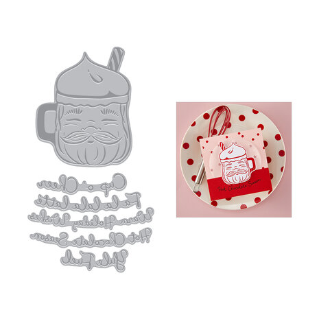 Hero Arts Yule Fuel BetterPress & Foil Plate Cup of Cheer (HP126) Hero Arts Yule Fuel BetterPress & Foil Plate Cup of Cheer (HP126)