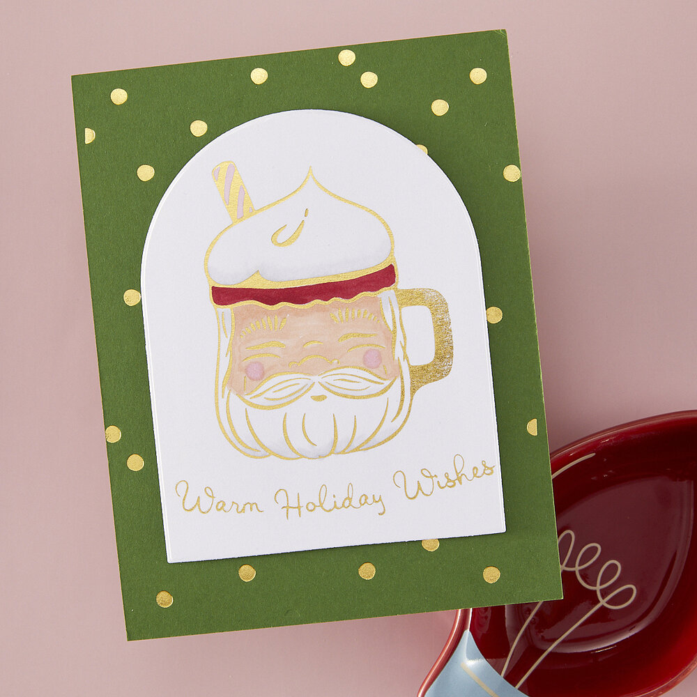 Hero Arts Yule Fuel BetterPress & Foil Plate Cup of Cheer (HP126) Hero Arts Yule Fuel BetterPress & Foil Plate Cup of Cheer (HP126)