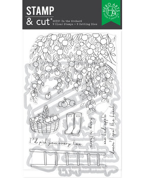 Hero Arts I Pick You Stamp & Cut In The Orchard (DC331)