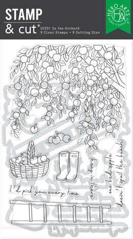 Hero Arts I Pick You Stamp & Cut In The Orchard (DC331) Hero Arts I Pick You Stamp & Cut In The Orchard (DC331)