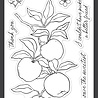Hero Arts I Pick You Clear Stamp Set Apple Branch (CM822) Hero Arts I Pick You Clear Stamp Set Apple Branch (CM822)