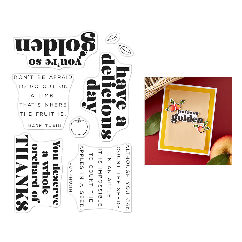 Hero Arts I Pick You Clear Stamp Set You're Golden (CM826) Hero Arts I Pick You Clear Stamp Set You're Golden (CM826)