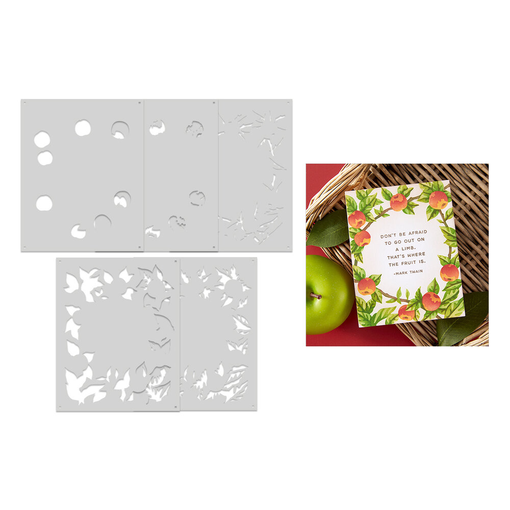 Hero Arts I Pick You Color Layering Stencils Apple Frame (SA313) Hero Arts I Pick You Color Layering Stencils Apple Frame (SA313)