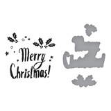 Spellbinders Starry Holiday Registration Press Plate & Die Set Starry Merry Christmas (BPR-034)