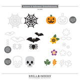 Spellbinders 3D Felt Décor Etched Dies Autumn & Halloween Embellishments (S4-1490)