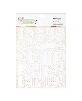 Spellbinders Peppermint Twist Cardstock Number Stickers (169117)