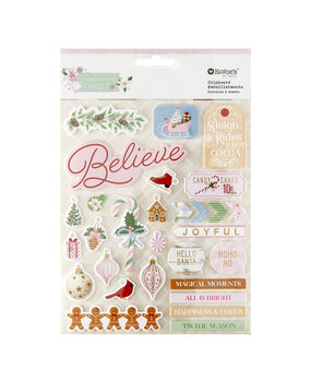 Spellbinders Peppermint Twist Chipboard Stickers (169088)