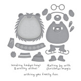 Spellbinders Merry Mischief Clear Stamp & Die Set Hedge-Hugs (SDS-213)